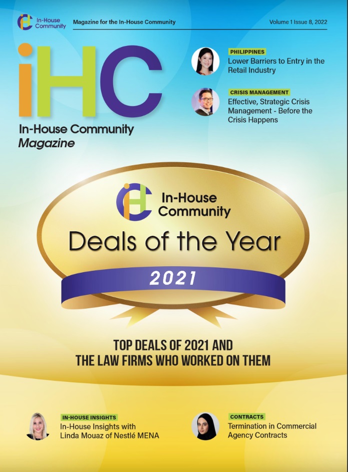 In-House Community Magazine – April 2022 including Deals of the Year 2021 Results
