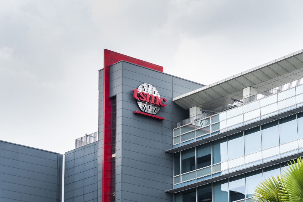 Taiwan Semiconductor Manufacturing Company (TSMC) plant in Tainan Science Park, Taiwan; TSMC is the world's largest dedicated independent (pure-play) semiconductor foundry.