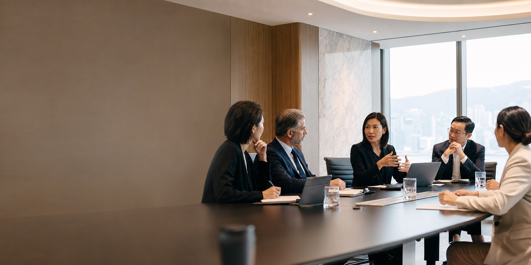 Senior legal and privacy professionals in an Asia-Pacific briefing discussion